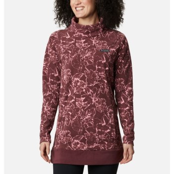 Dámské Mikiny Columbia Ali Peak Fleece Tunic Vínové LHWXJY473